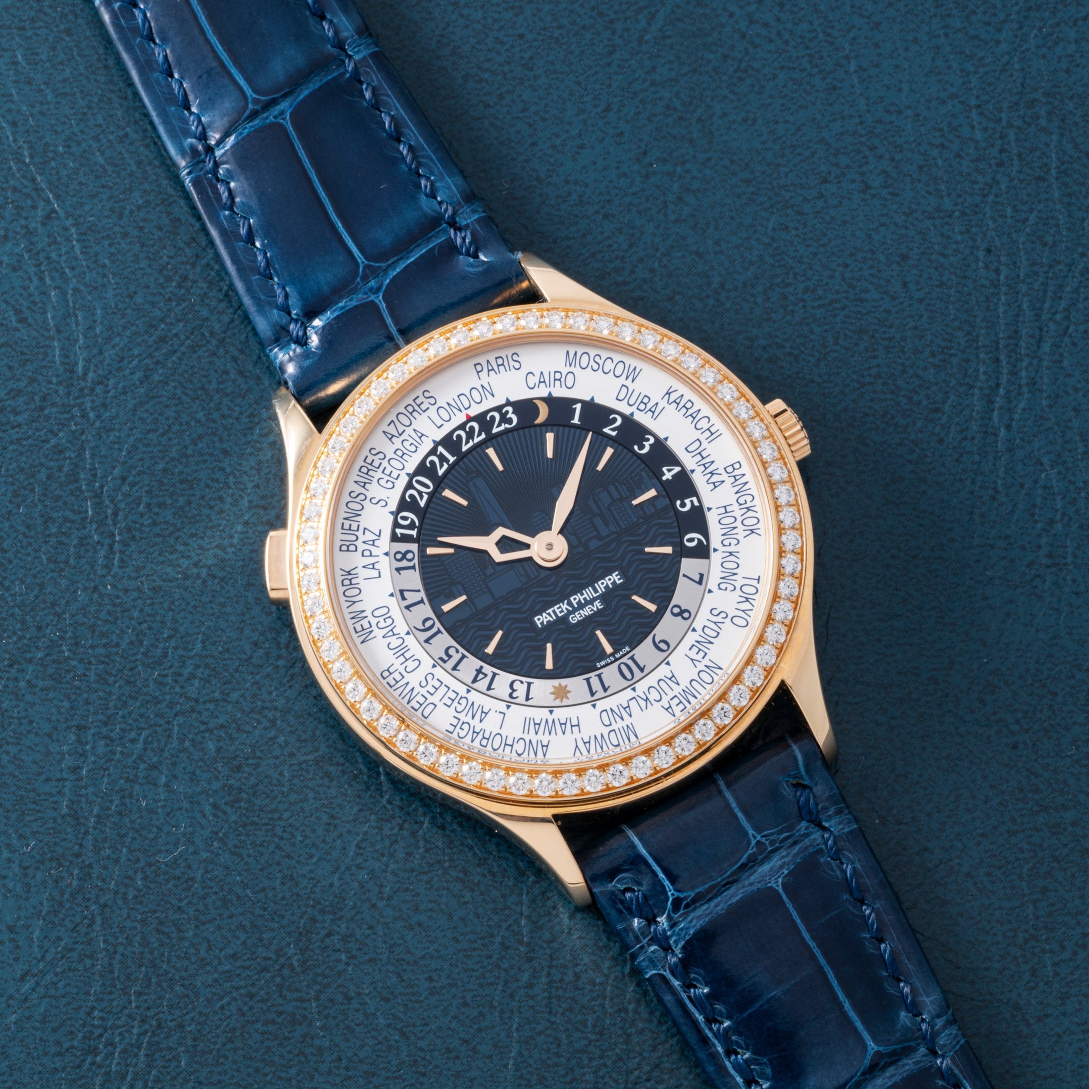 تصویر منبع؛ ساعت مچی Patek Philippe World Time Ladies 'New York Edition'