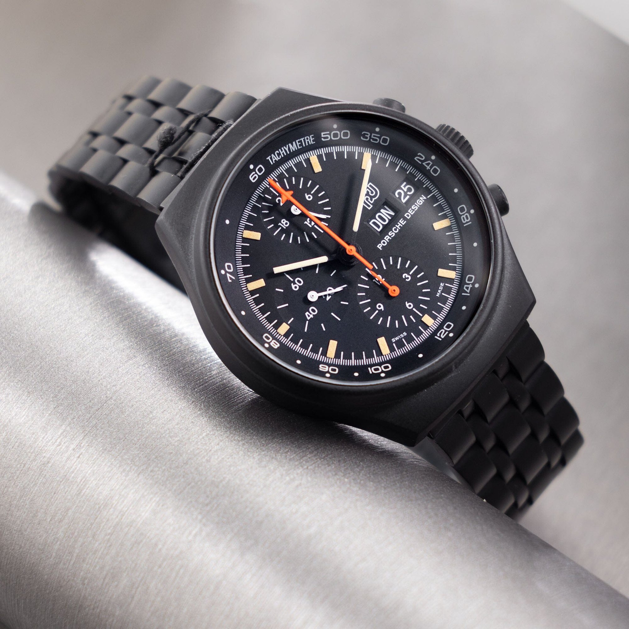تصویر منبع؛ ساعت مچی کرنوگراف Porsche Design by Orfina Chronograph 1 رفرنس 7176