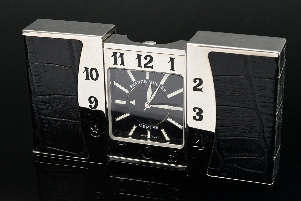 ساعت رومیزی و مسافرتی کشویی Franck Muller مدل Ermeto با زنگ هشدار، سال ۲۰۰۵