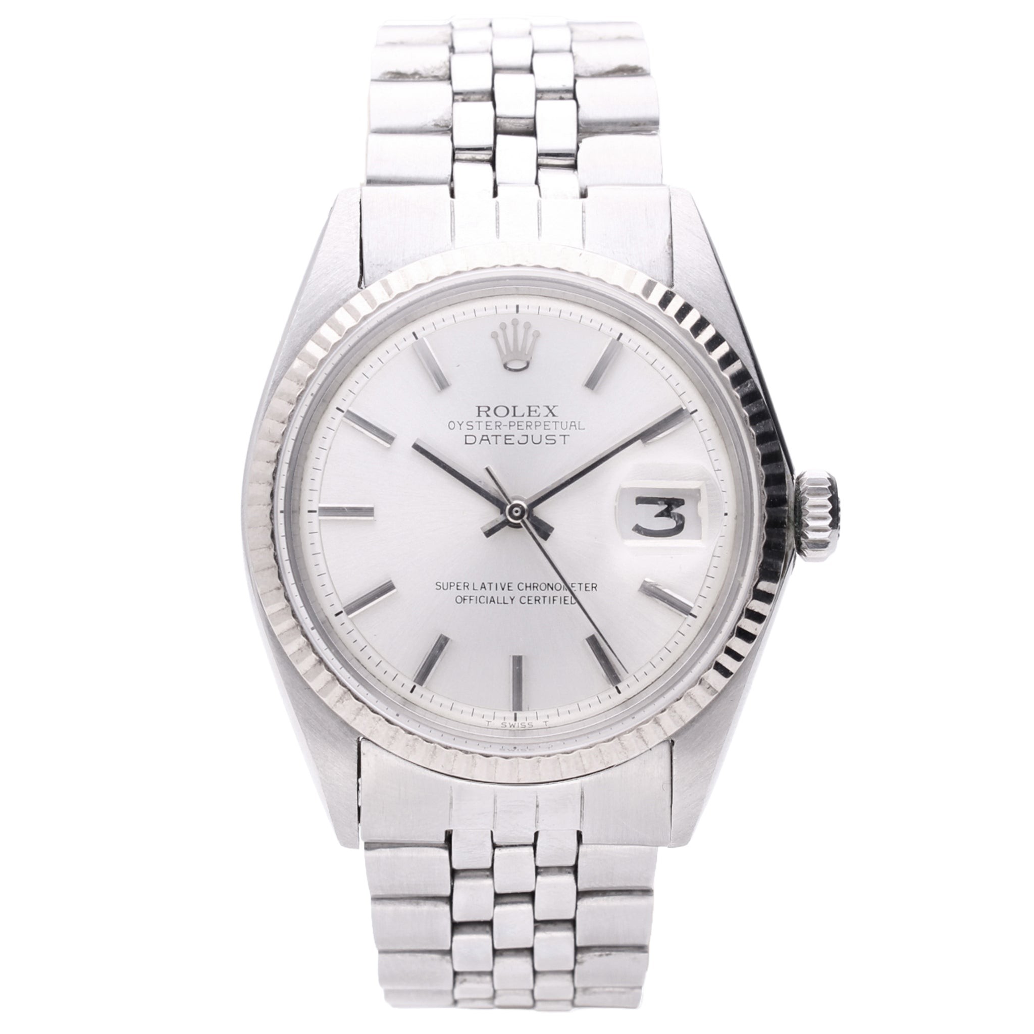 تصویر منبع؛ ساعت مچی Rolex رفرنس 1601 مدل Oyster Perpetual Datejust ساخت ۱۹۷۰