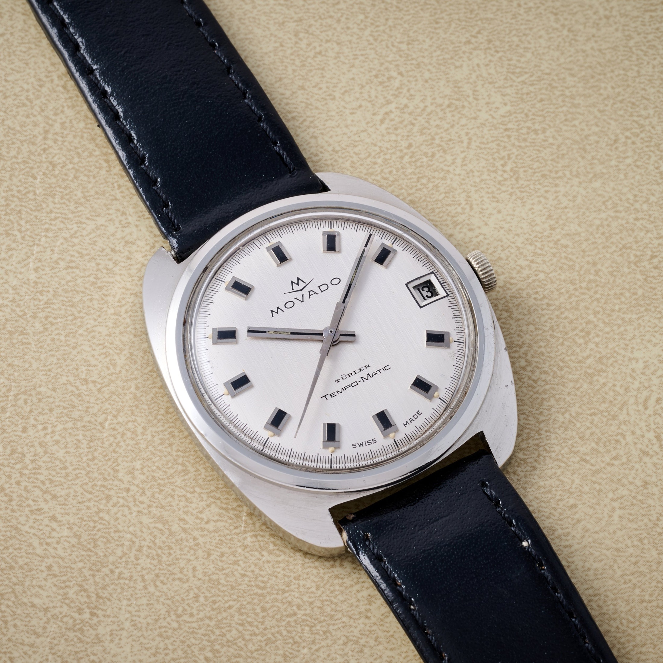 تصویر منبع؛ Movado Tempo-Matic 'Türler' Signed