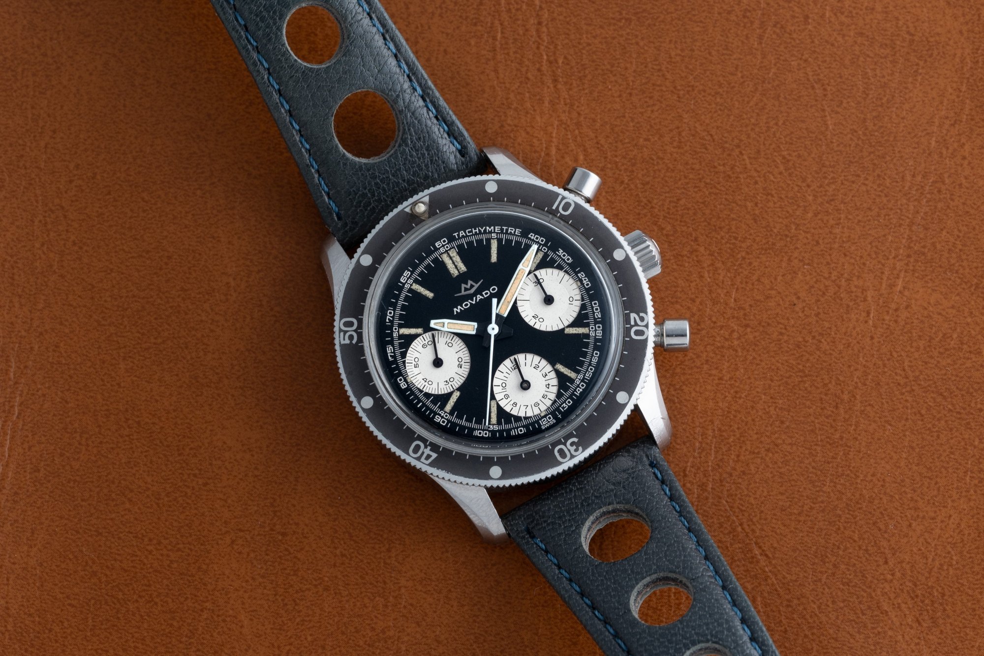 تصویر منبع؛ ساعت مچی Movado مدل Super Sub Sea Chronograph