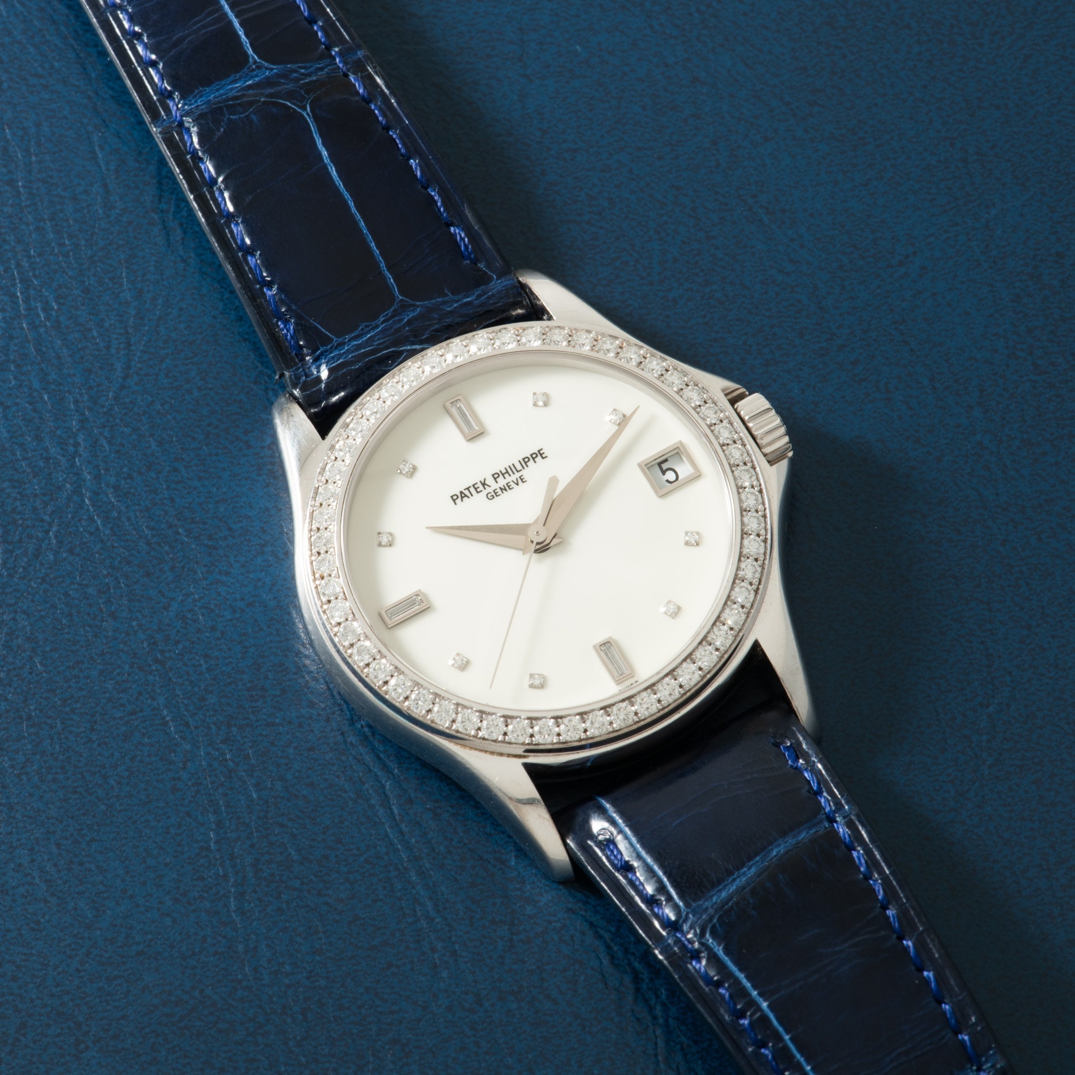 تصویر منبع؛ ساعت Patek Philippe Calatrava Diamonds