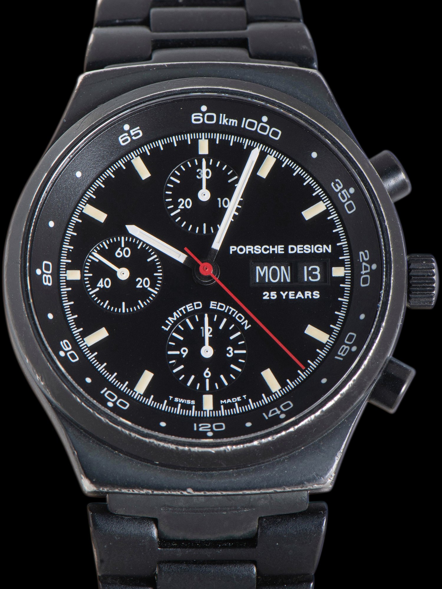تصویر منبع؛ ساعت مچی کرنوگراف Eterna Porsche Design رفرنس 6625.11 نسخه 25th Anniversary