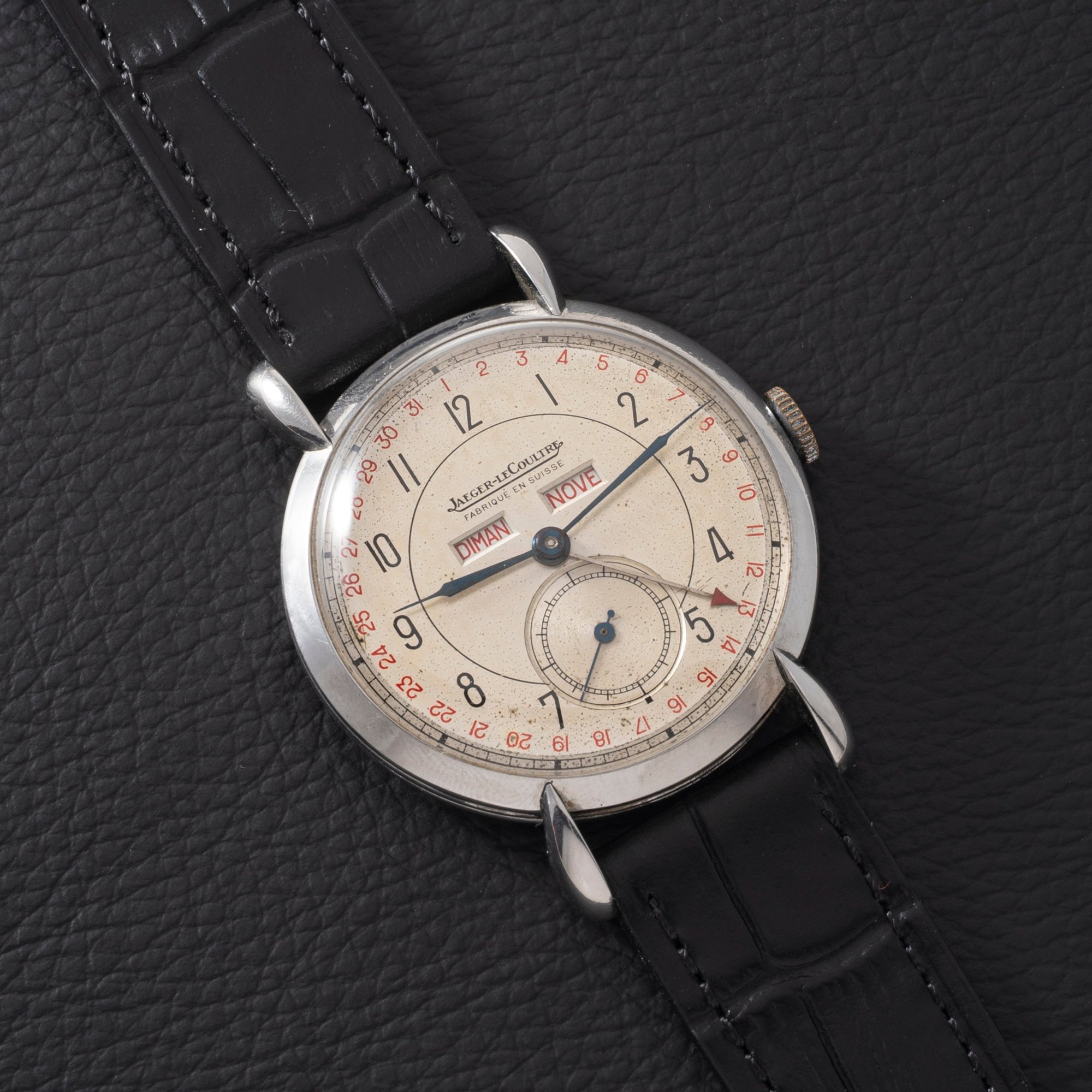 تصویر منبع؛ ساعت مچی وینتیج Jaeger-LeCoultre Ref. 2904 Triple Date تقویم سهگانه