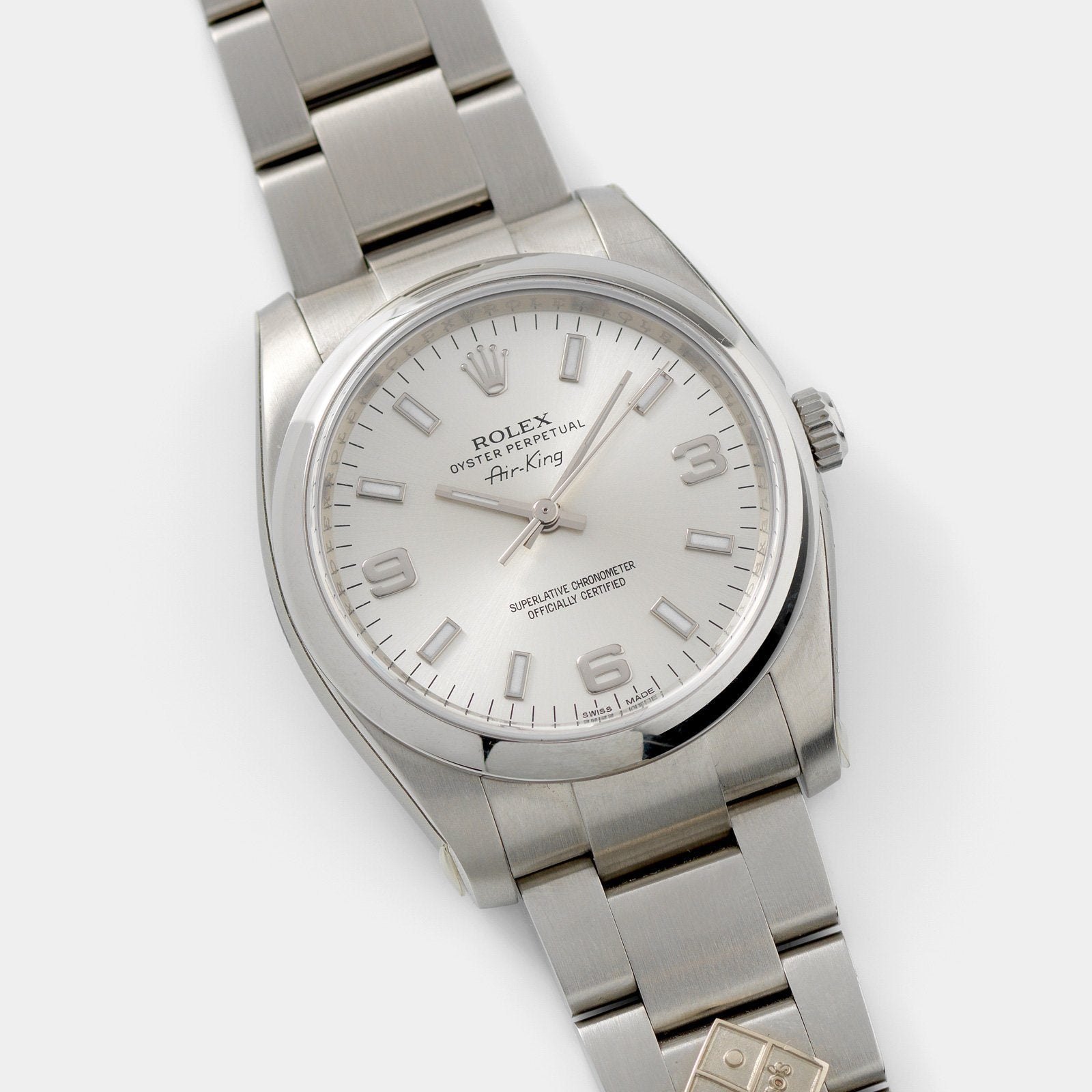 تصویر منبع؛ ساعت مچی Rolex مدل Air-King رفرنس 114200 نسخه Domino’s Pizza