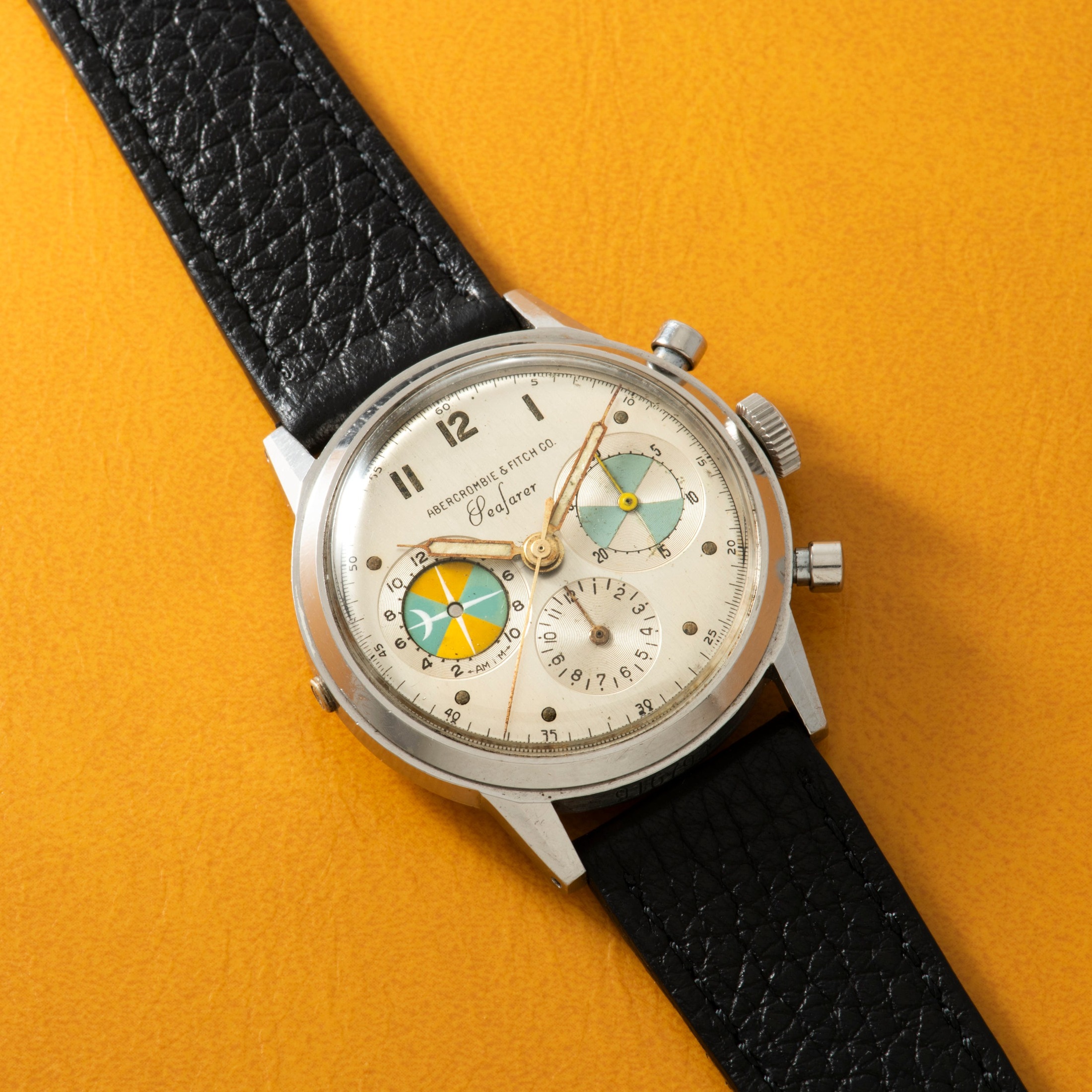 تصویر منبع؛ ساعت مچی Abercrombie & Fitch Seafarer رفرنس 2443 تولید شده توسط Heuer