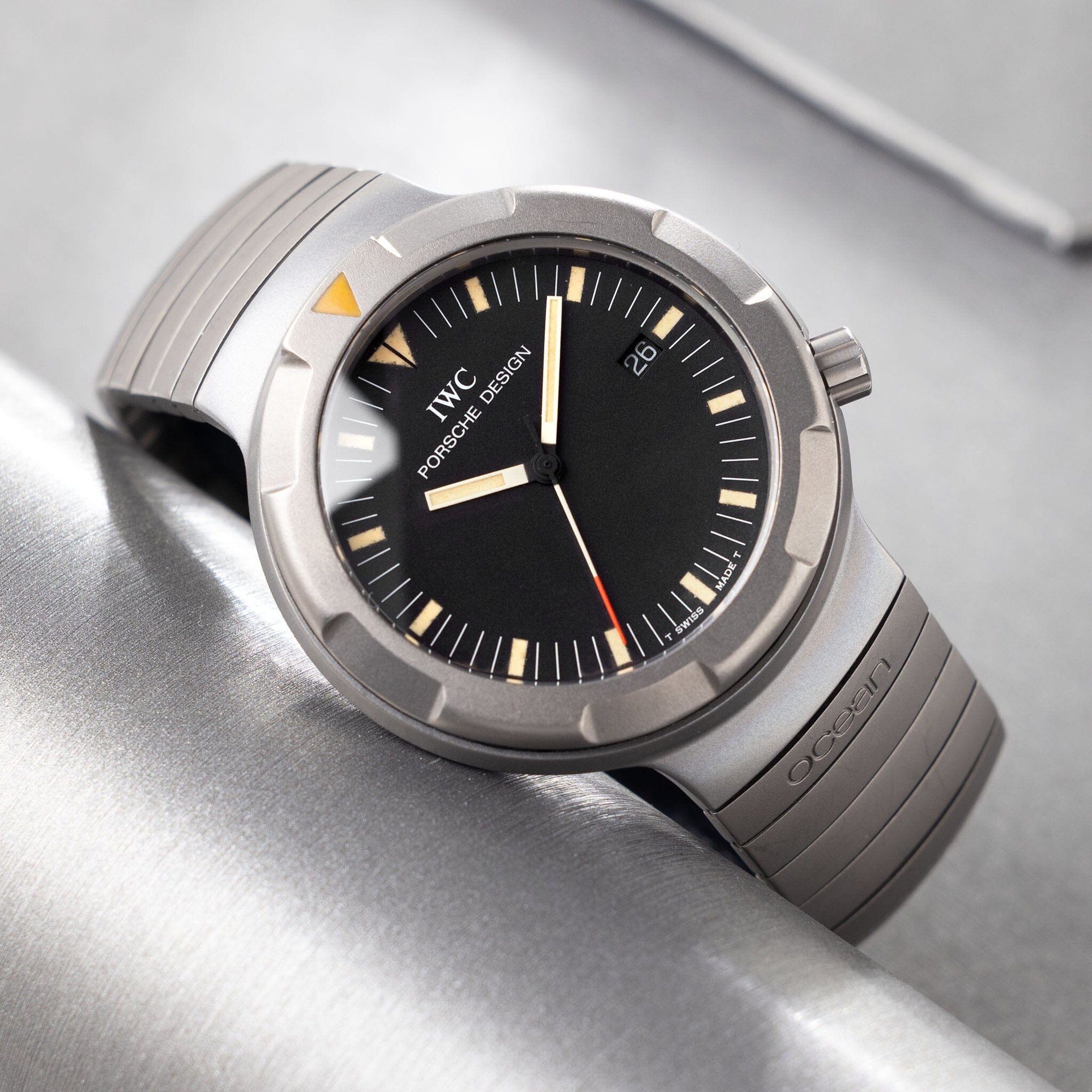 تصویر منبع؛ ساعت مچی غواصی IWC مدل Porsche Design Ocean 2000 رفرنس 3524