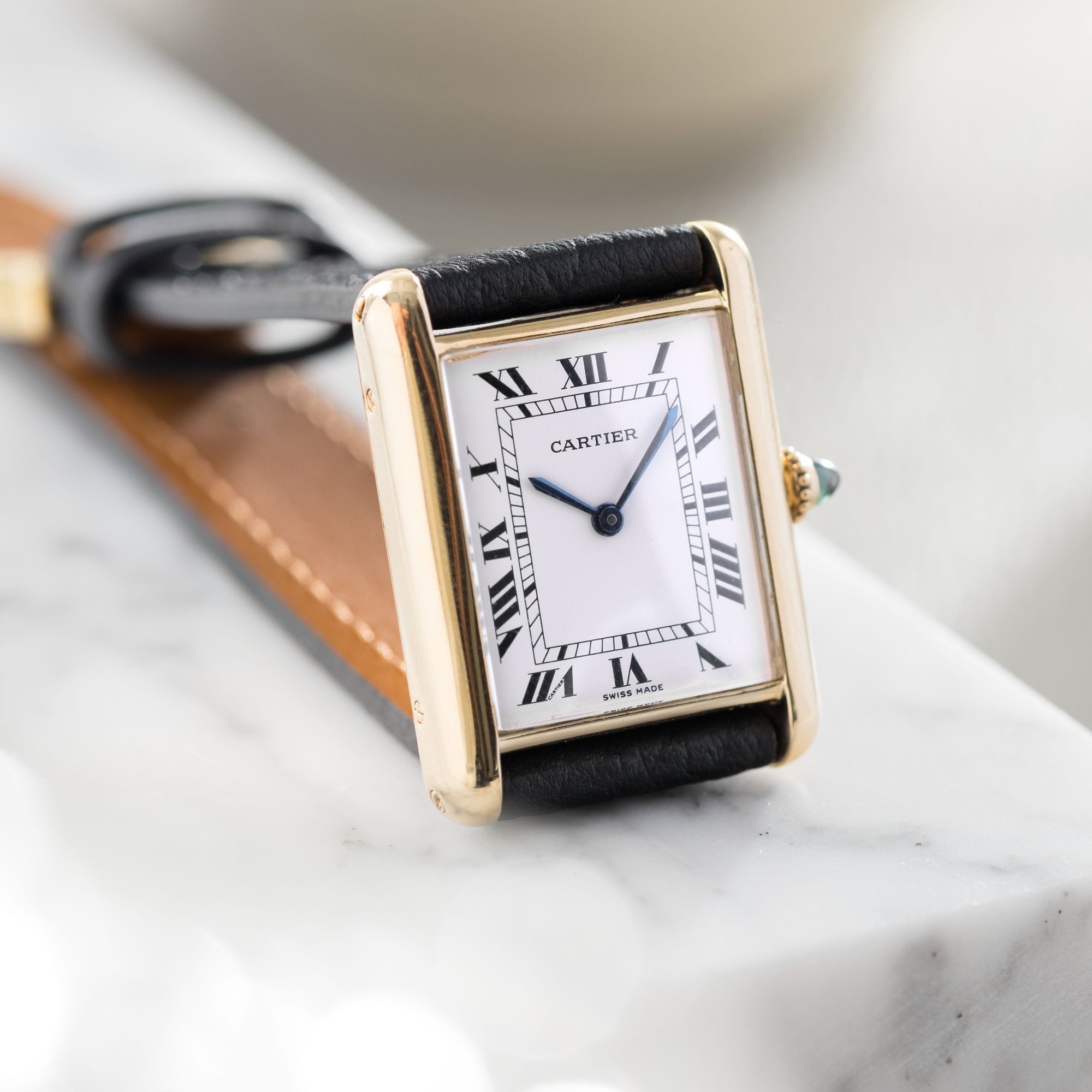 تصویر منبع؛ ساعت مچی Cartier Tank Louis رفرنس 78086 طلای ۱۸ عیار