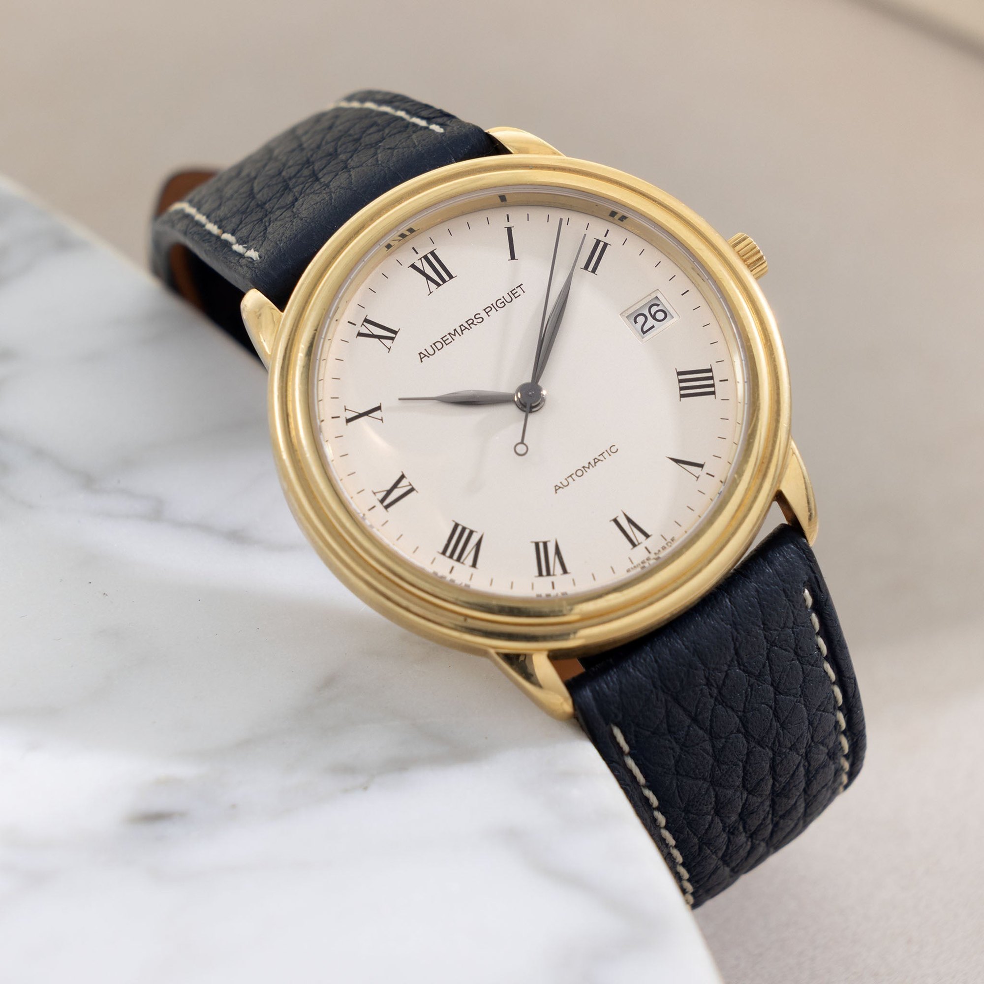 تصویر منبع؛ ساعت مچی Audemars Piguet Automatic Classique از طلای زرد ۱۸ عیار
