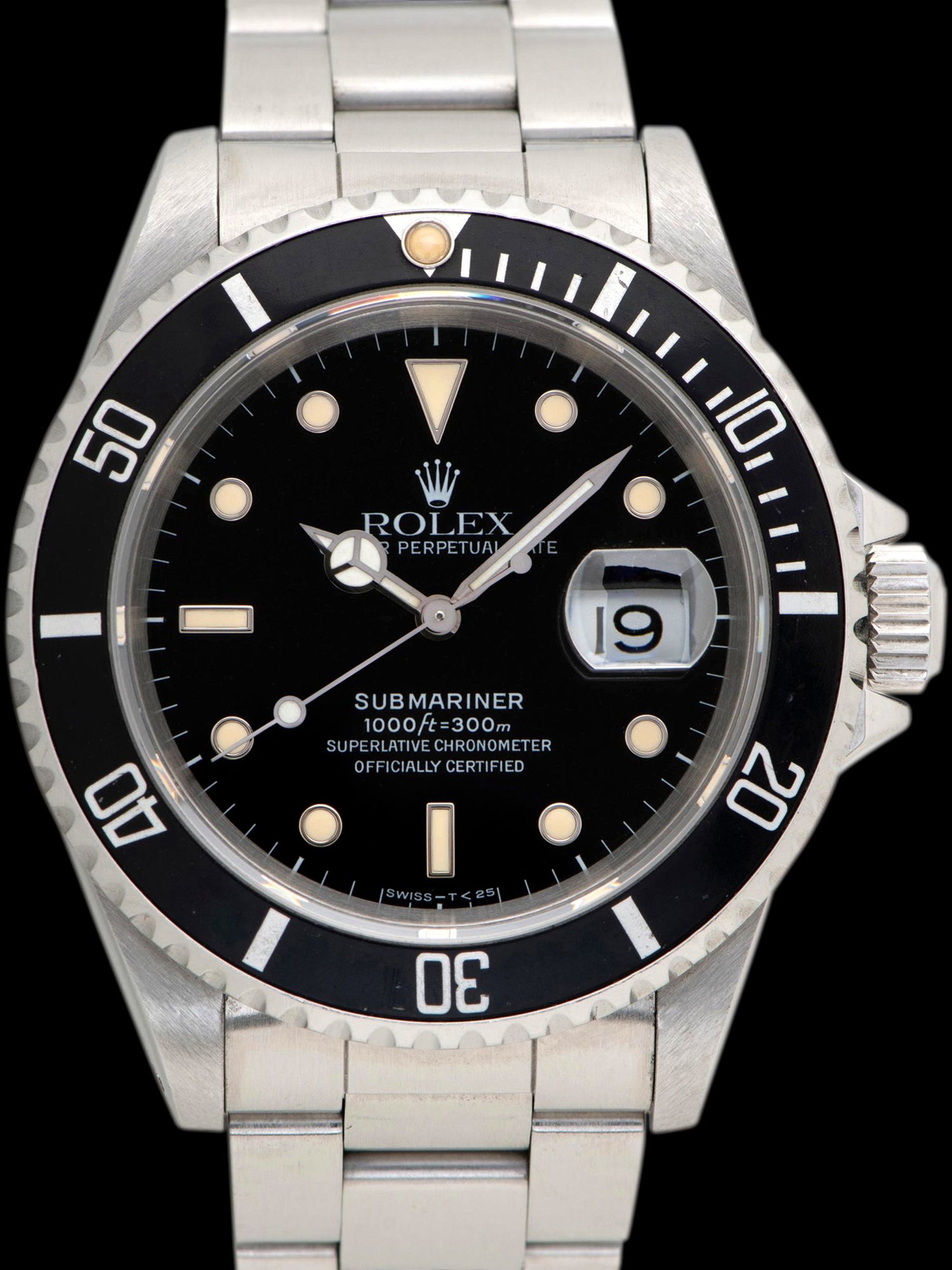 تصویر منبع؛ ساعت مچی غواصی Rolex Submariner رفرنس 16610 سال ۱۹۹۰