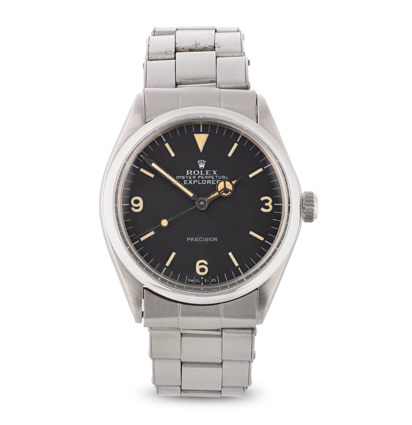 تصویر منبع؛ ساعت مچی Rolex Explorer رفرنس 5500، حدود ۱۹۷۱–۱۹۷۲