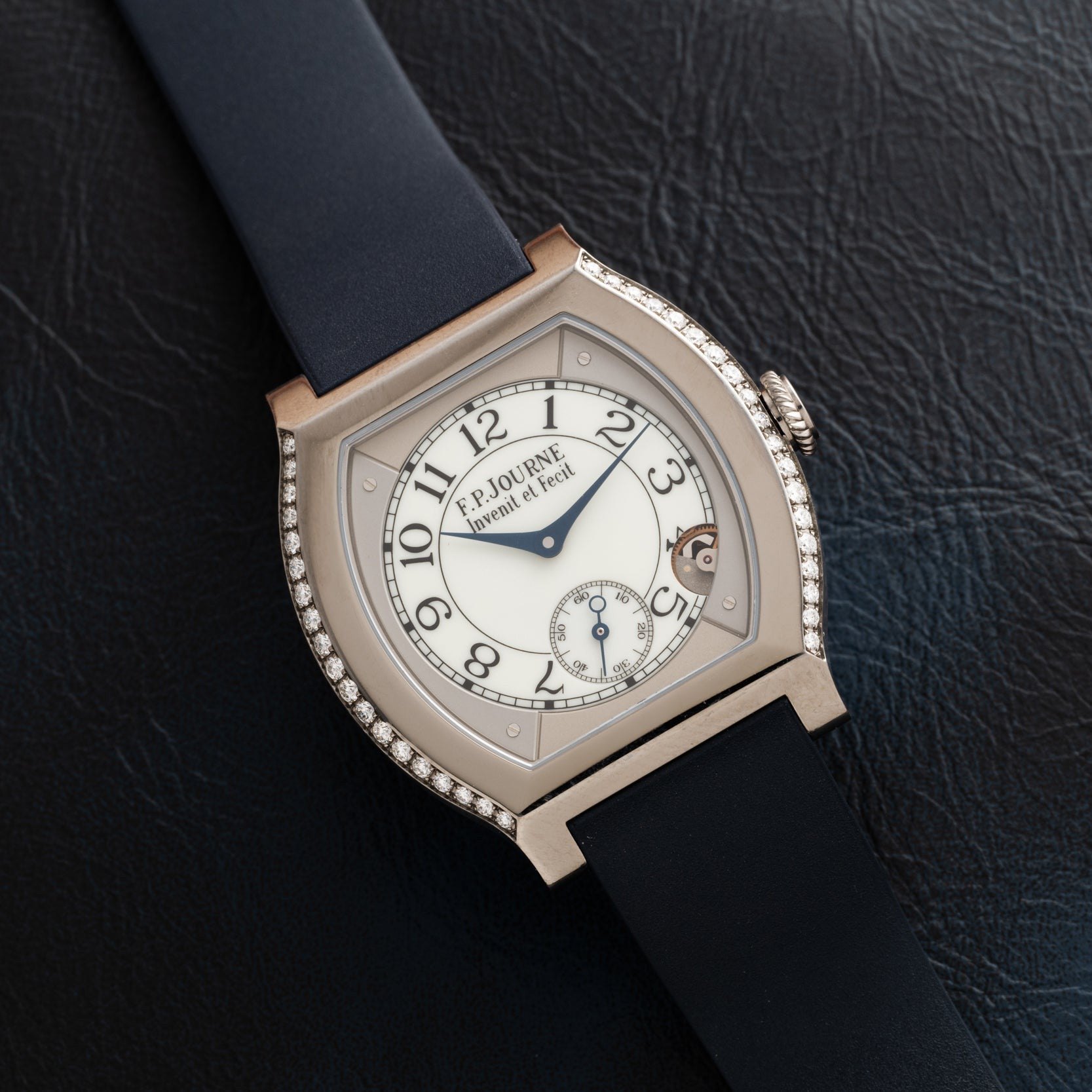 تصویر منبع؛ ساعت مچی زنانه F.P. Journe مدل Élégante Titanium Diamonds
