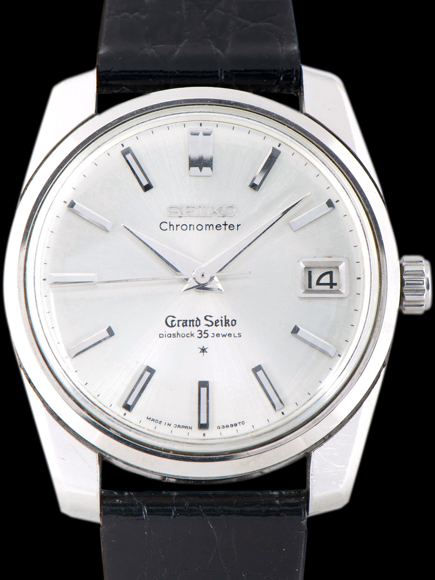 تصویر منبع؛ ساعت مچی گرند سیکو Grand Seiko Chronometer رفرنس 43999 سال ۱۹۶۴