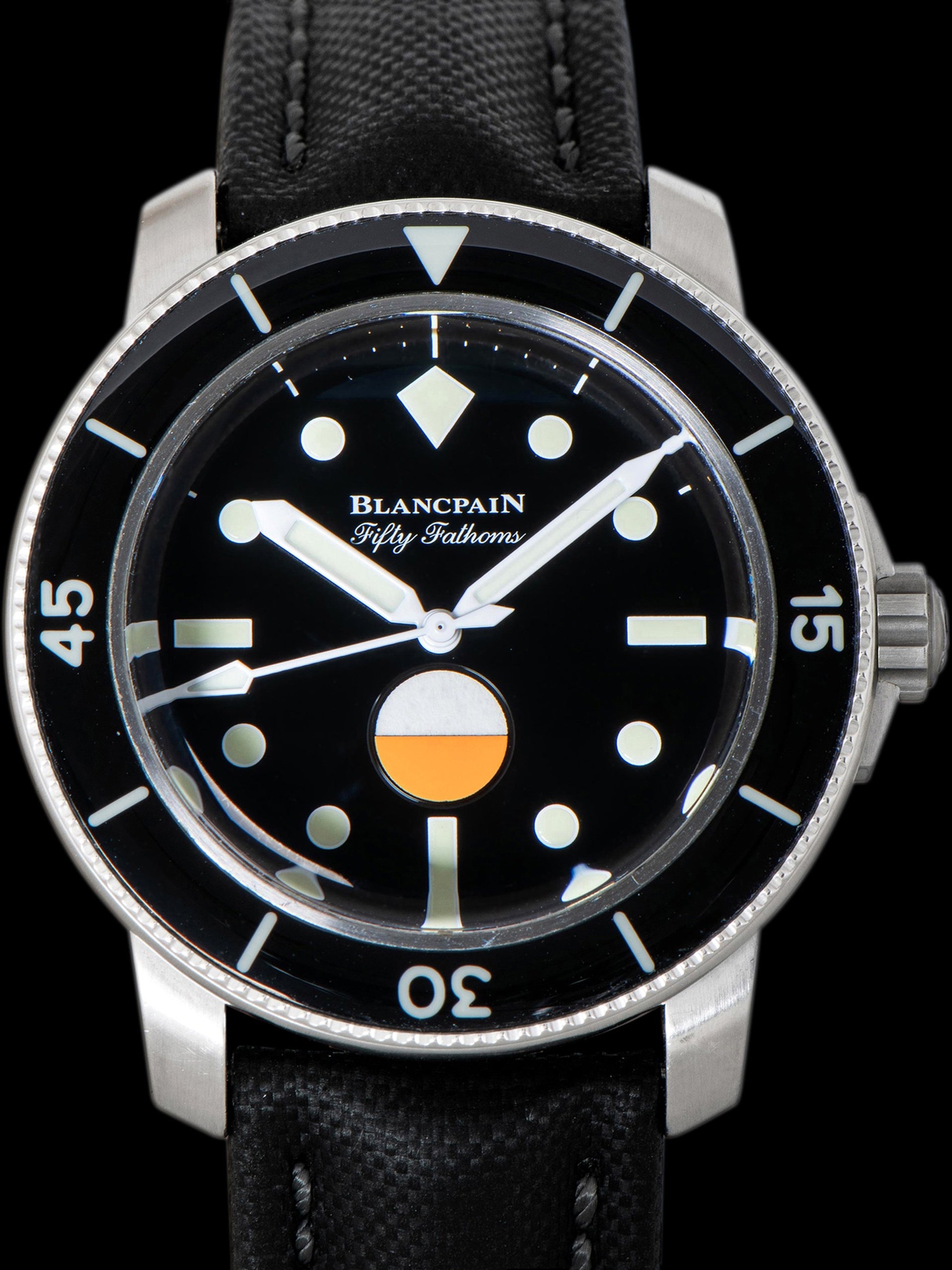 تصویر منبع؛ ساعت Blancpain Fifty-Fathoms Mil-Spec (Ref. 5008-11B30-NABA) نسخه محدود Hodinkee