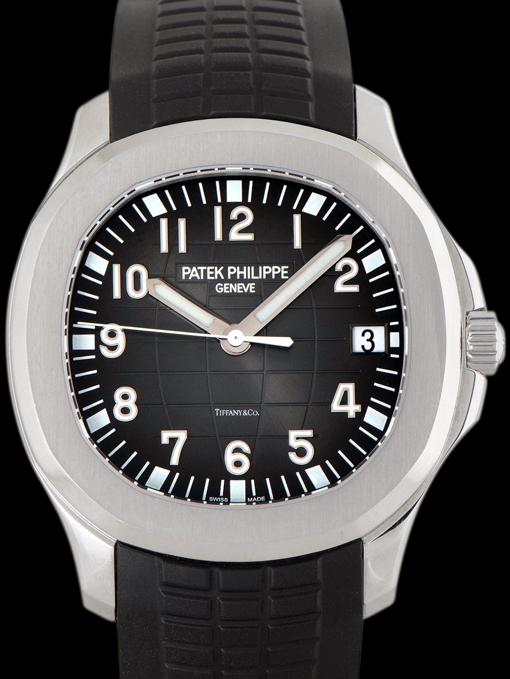 تصویر منبع؛ ساعت Patek Philippe Aquanaut مدل 5167A با امضای Tiffany & Co. محصول ۲۰۱۶