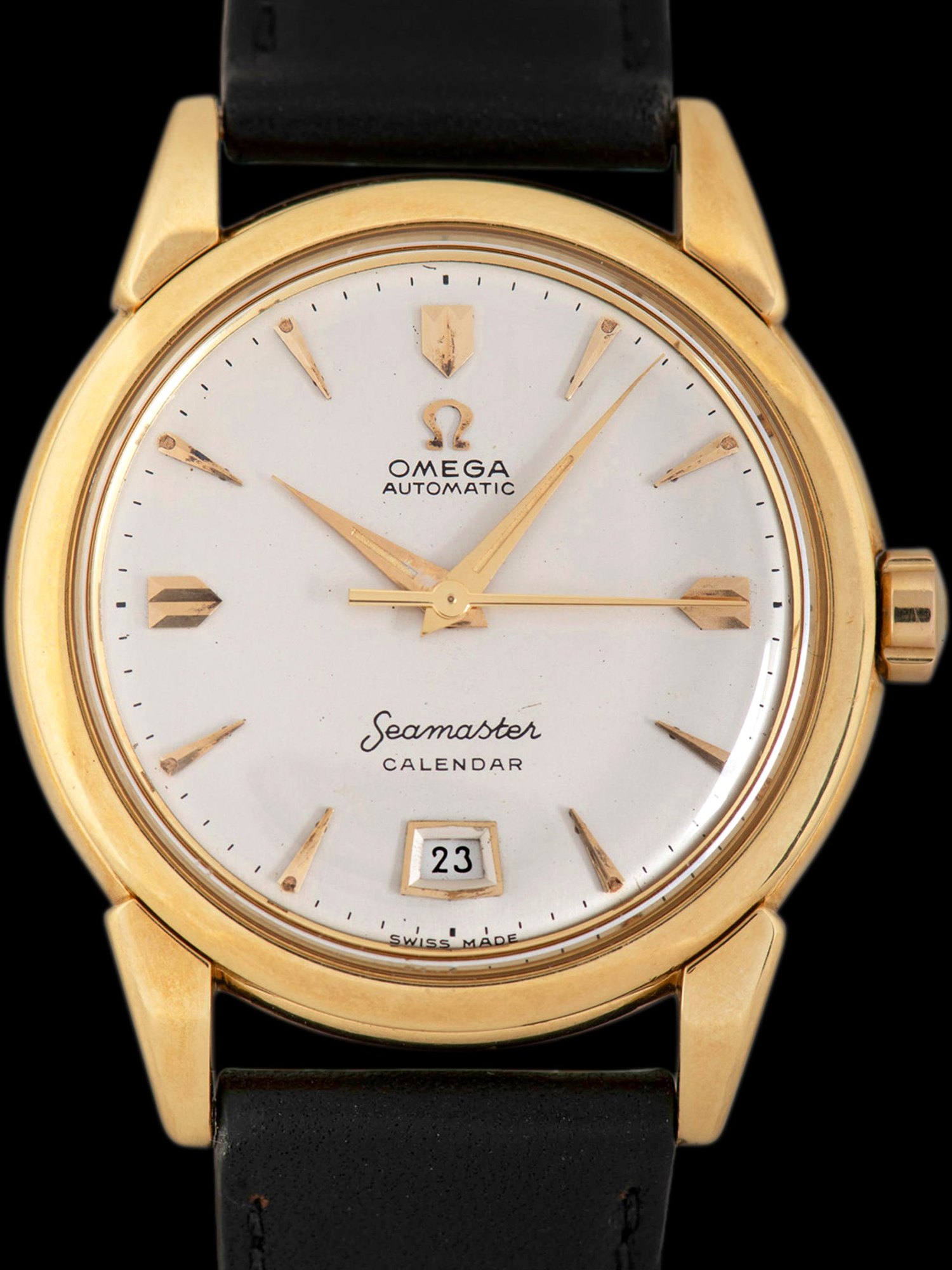 تصویر منبع؛ ساعت مچی امگا Omega Seamaster Calendar رفرنس 2627 SC طلای ۱۸ عیار